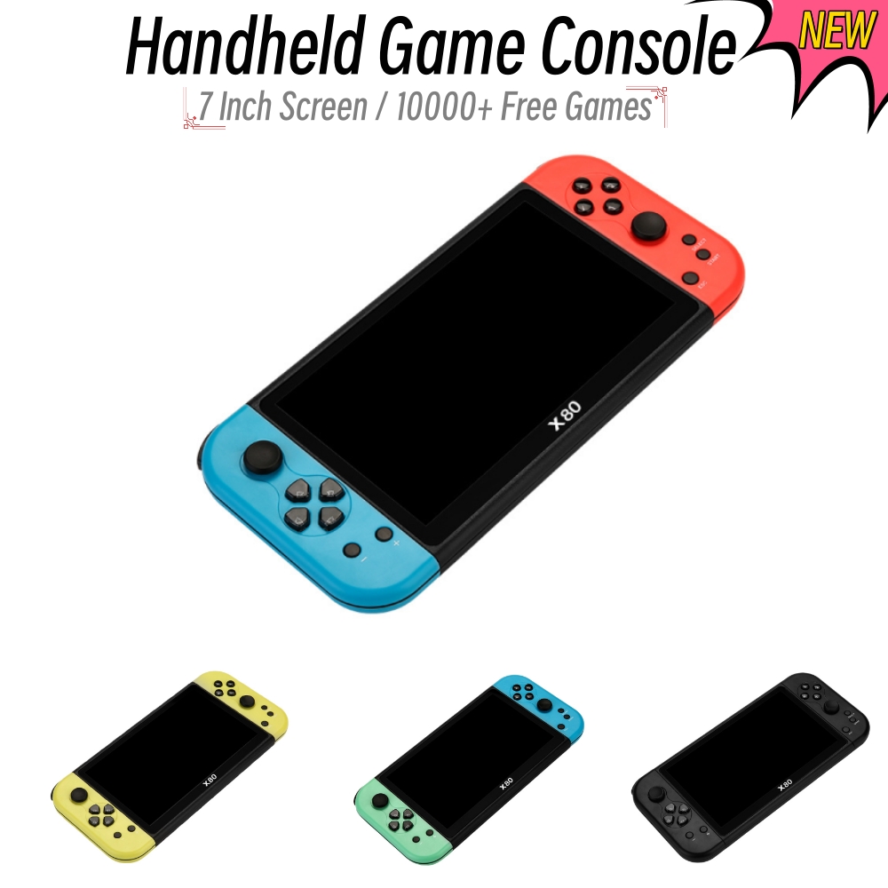 Gaming Console Old - 10000 무료 게임 X80 휴대용 게임