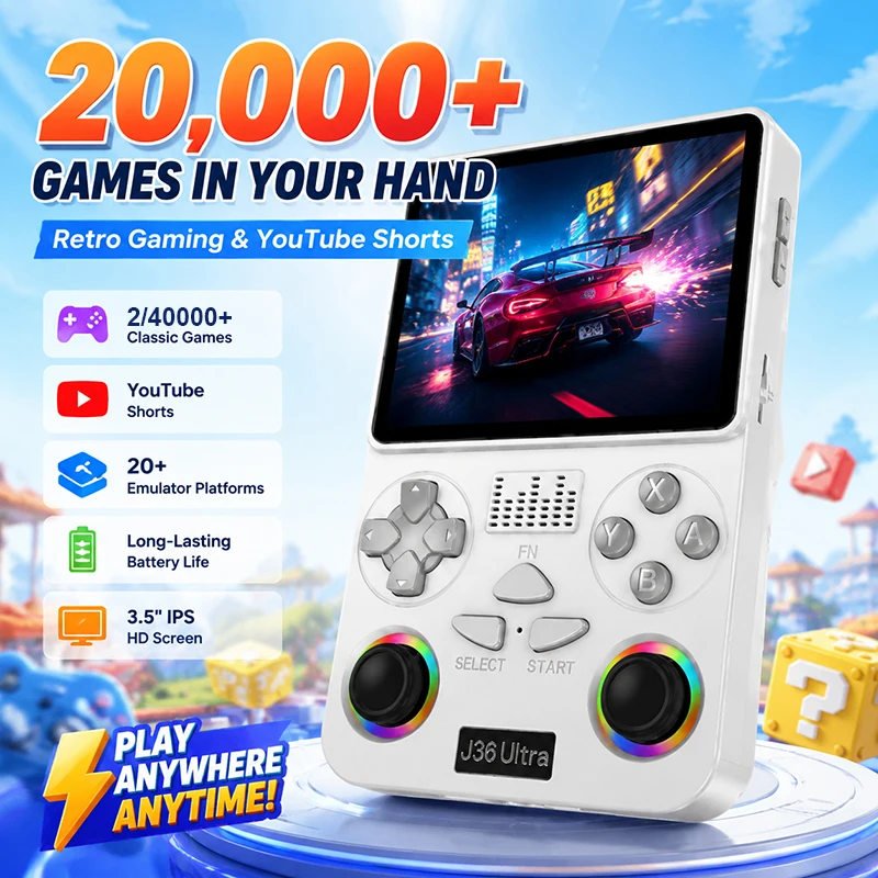 Gaming Console Online - J36 울트라 시스템 휴대용 콘솔, 2/40000개