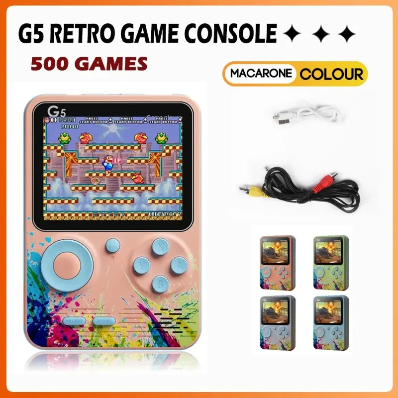 Gaming Console G5 - G5 휴대용 게임 콘솔 500가지 클래식