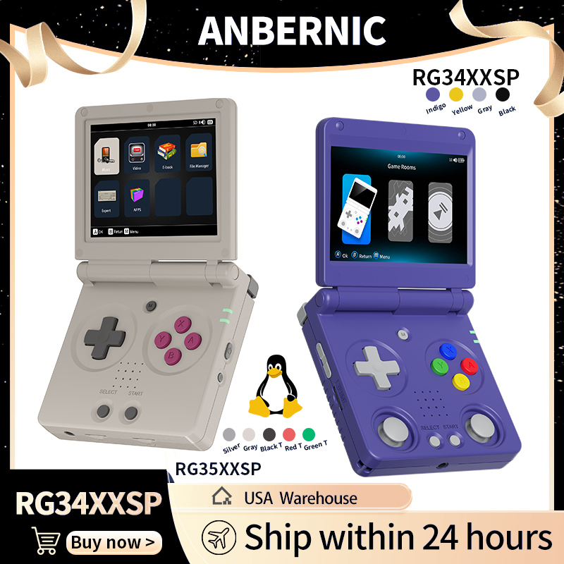 Anbernic RG34XXSP RG35XXSP 플립  - Gaming Console Deals 리뷰 및 가격