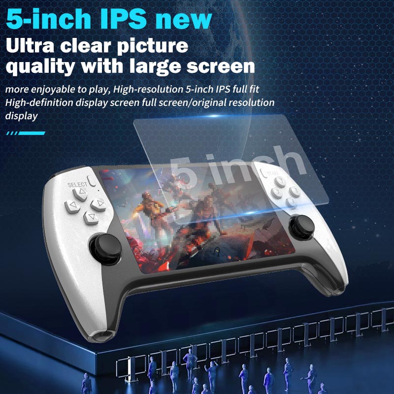다기능 5인치 IPS HD 레트로 휴대용 게임 콘솔 S - Gaming Console G5 리뷰 및 가격