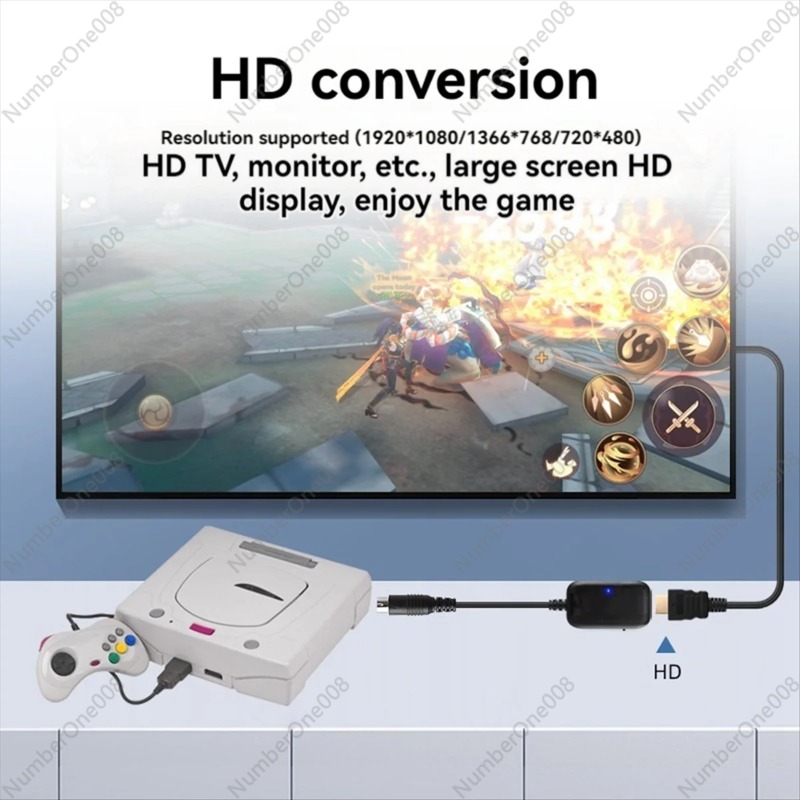세가 새턴 게임 콘솔용 HDMI 변환 케이블 HD 72 - Gaming Console For Tv 리뷰 및 가격