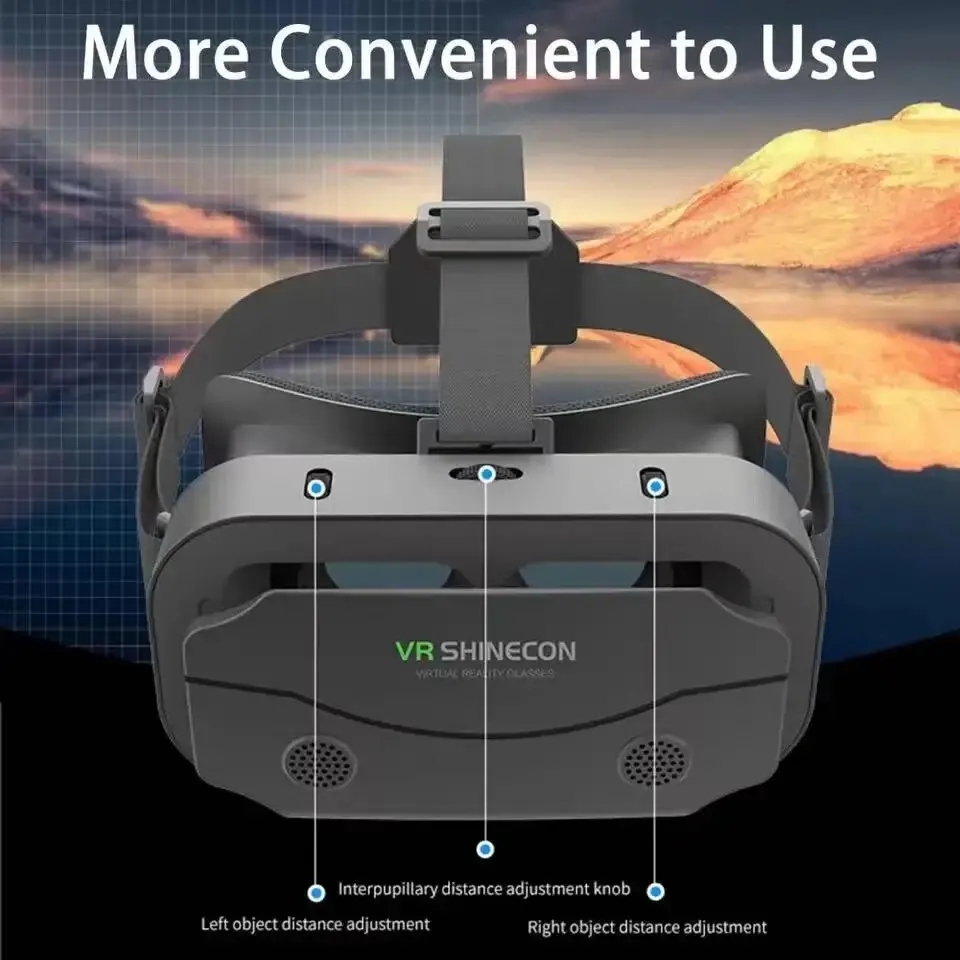 VR 안경 3D 가상 현실 헤드셋 헬멧 렌즈 고글 스마 - Gaming Console Vr 리뷰 및 가격