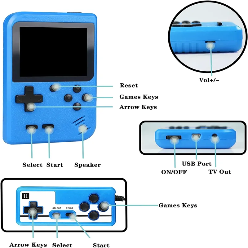 400 게임 내장 미니 비디오 게임 콘솔, 레트로 휴대 - Gaming Console G5 리뷰 및 가격