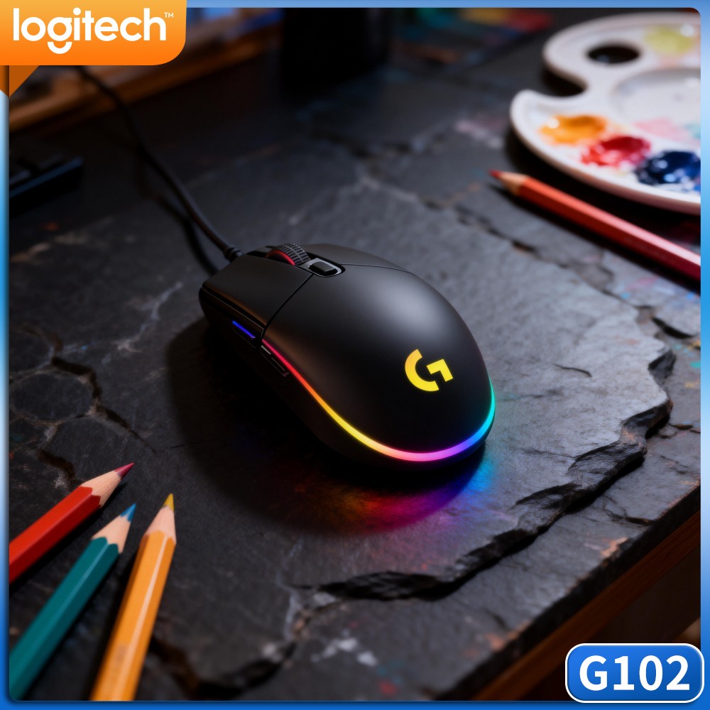 로지텍 G102 프로디지 게이밍 마우스, 가볍고 유선형 - Gaming Headset Wired 리뷰 및 가격