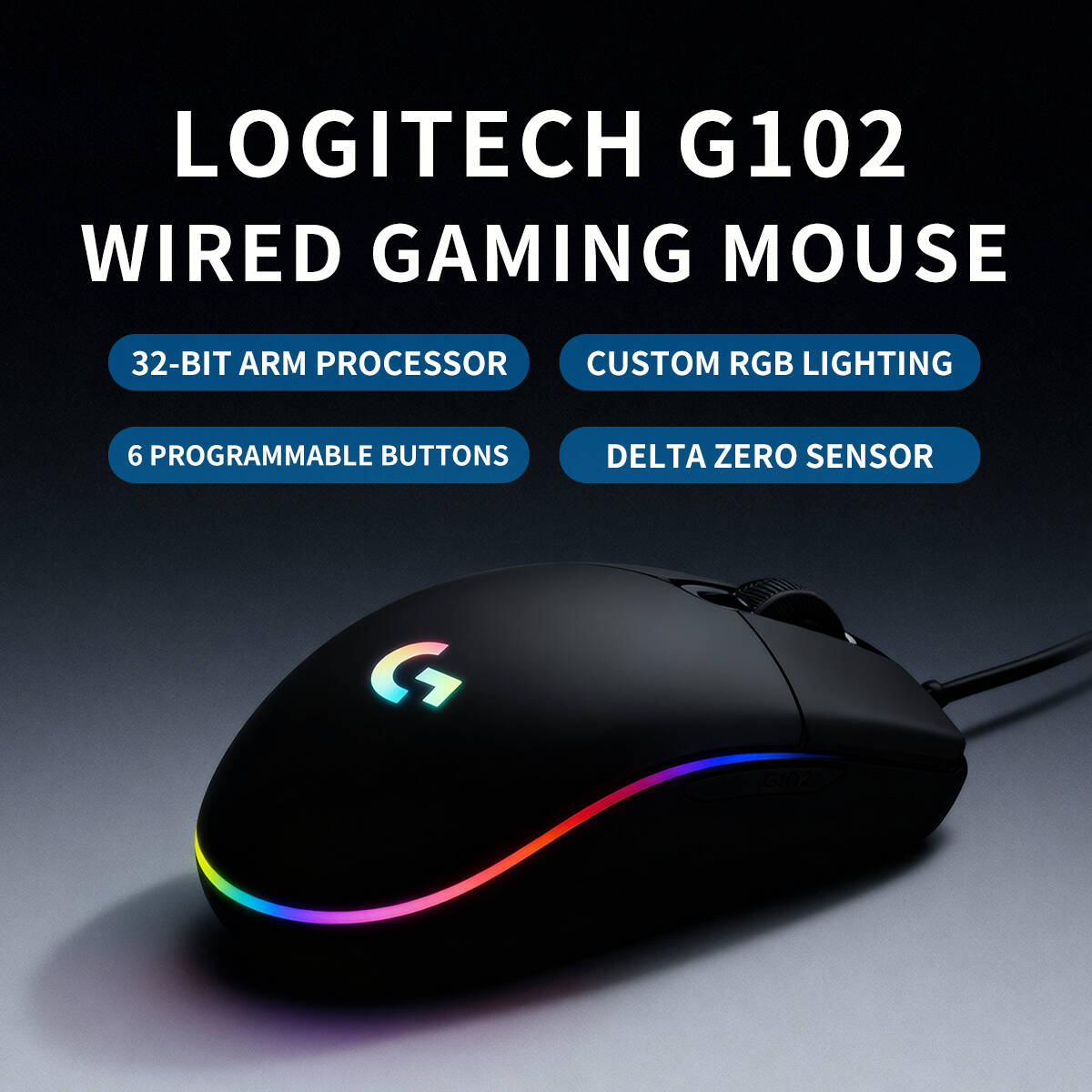 로지텍 G102 프로디지 게이밍 마우스, 가볍고 유선형 - Gaming Headset Wired 리뷰 및 가격