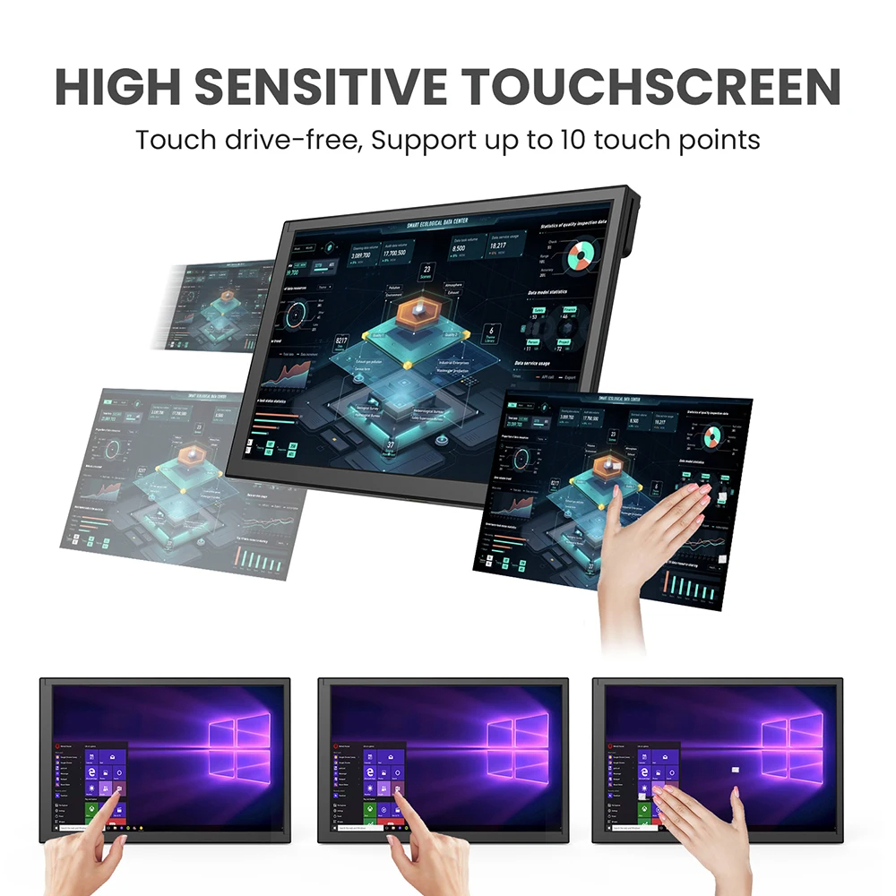 Eyoyo 10.1인치 정전식 터치스크린 라즈베리 파이 - Gaming Console And Monitor 리뷰 및 가격