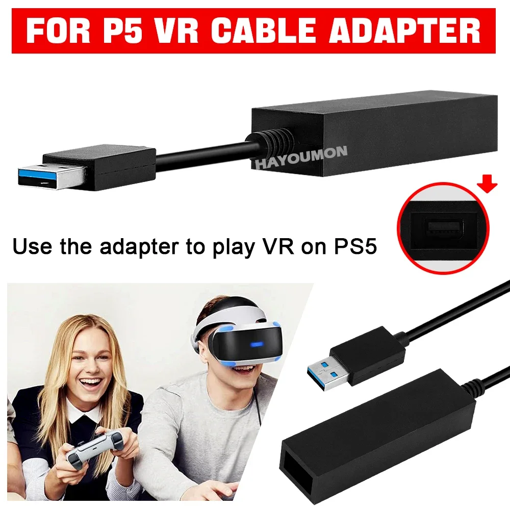 PS5 VR 케이블 어댑터, PS5 콘솔용 USB 3. - Gaming Console Vr 리뷰 및 가격