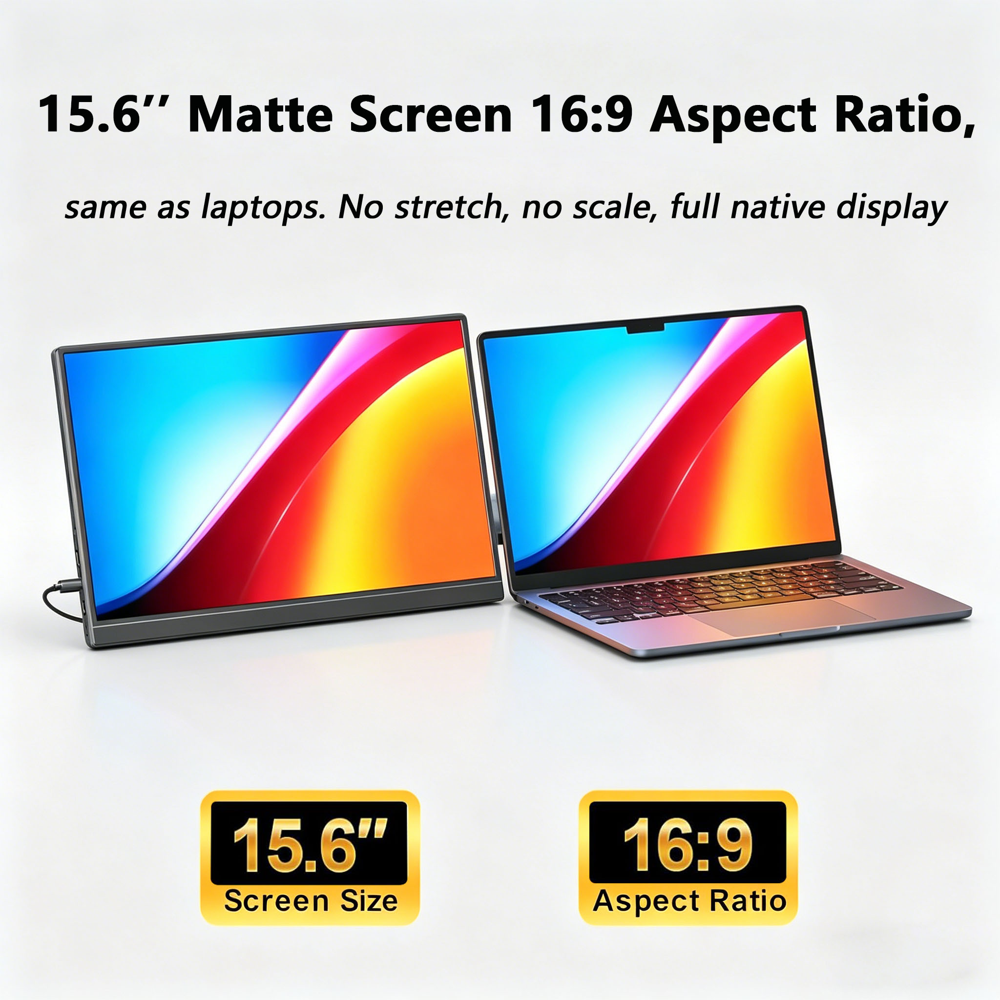 15.6인치 휴대용 모니터 FHD 1080P 16:9  - Gaming Console And Monitor 리뷰 및 가격