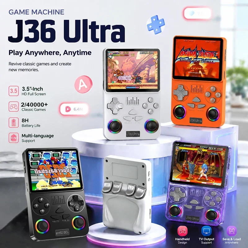 J36 울트라 시스템 휴대용 콘솔, 2/40000개 이 - Gaming Console Online 리뷰 및 가격