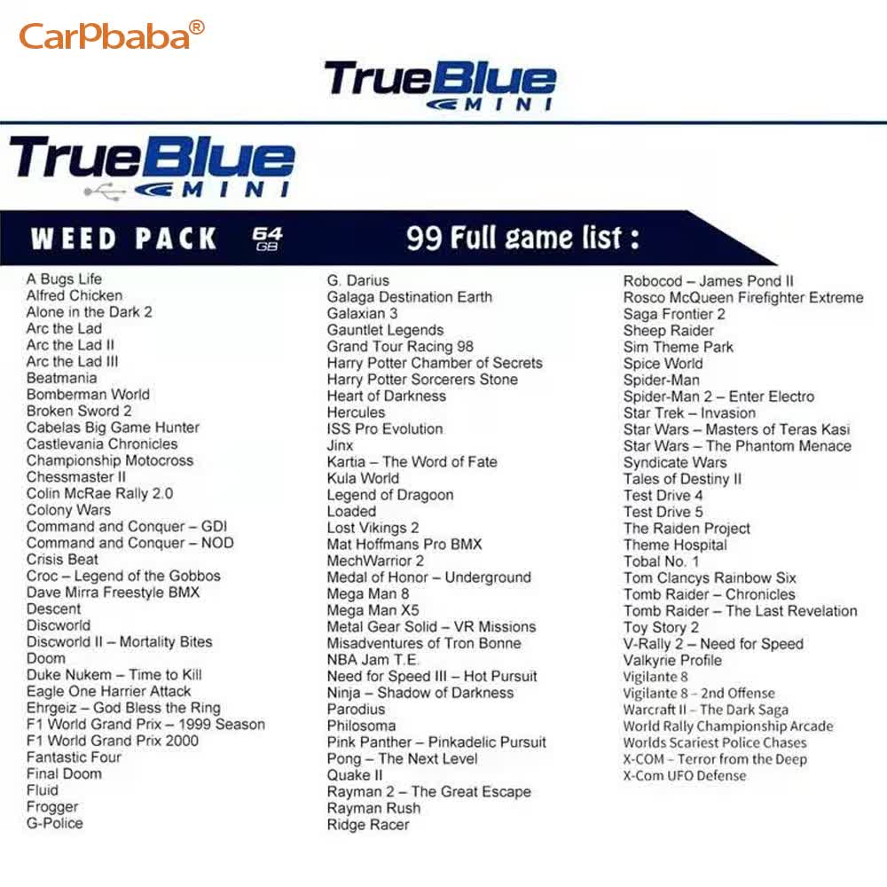 W3 트루 블루 미니 크랙 팩 64 게임 스틱 드라이브 - Gaming Console Driving 리뷰 및 가격