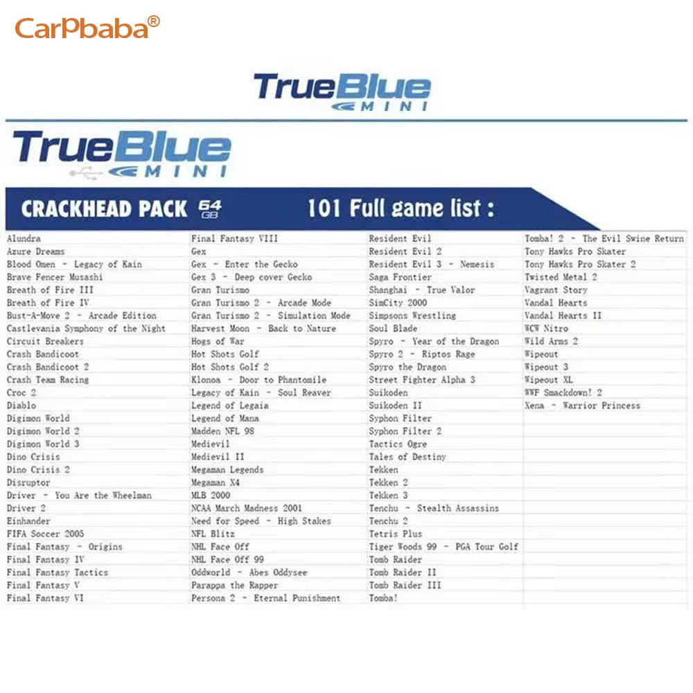 W3 트루 블루 미니 크랙 팩 64 게임 스틱 드라이브 - Gaming Console Driving 리뷰 및 가격