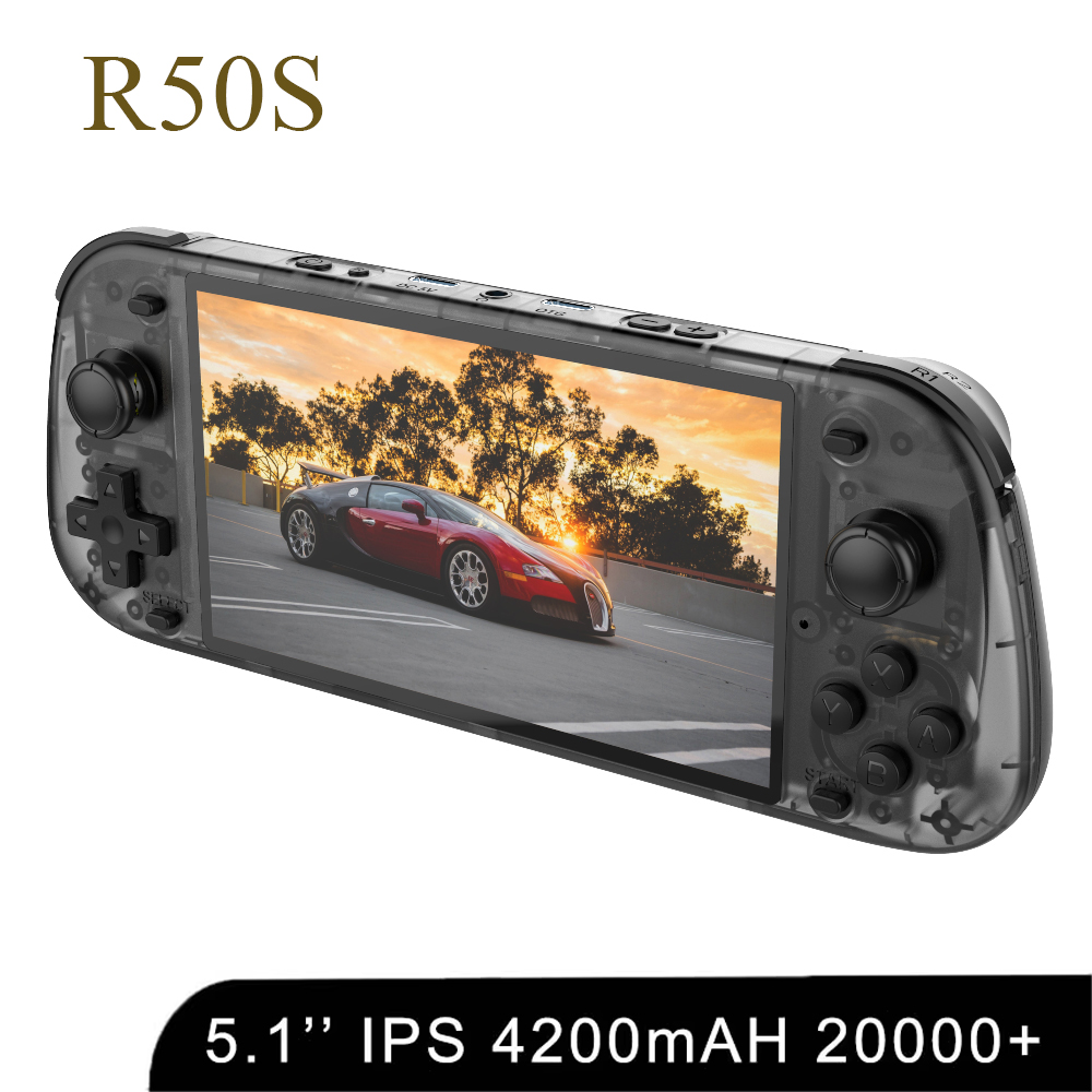 5.1인치 신형 R50S 레트로 휴대용 비디오 게임 콘 - Gaming Console Online 리뷰 및 가격