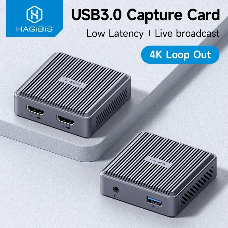 Hagibis 4K HDMI 호환 비디오 캡처 카드 게 - Gaming Console With Phone 리뷰 및 가격