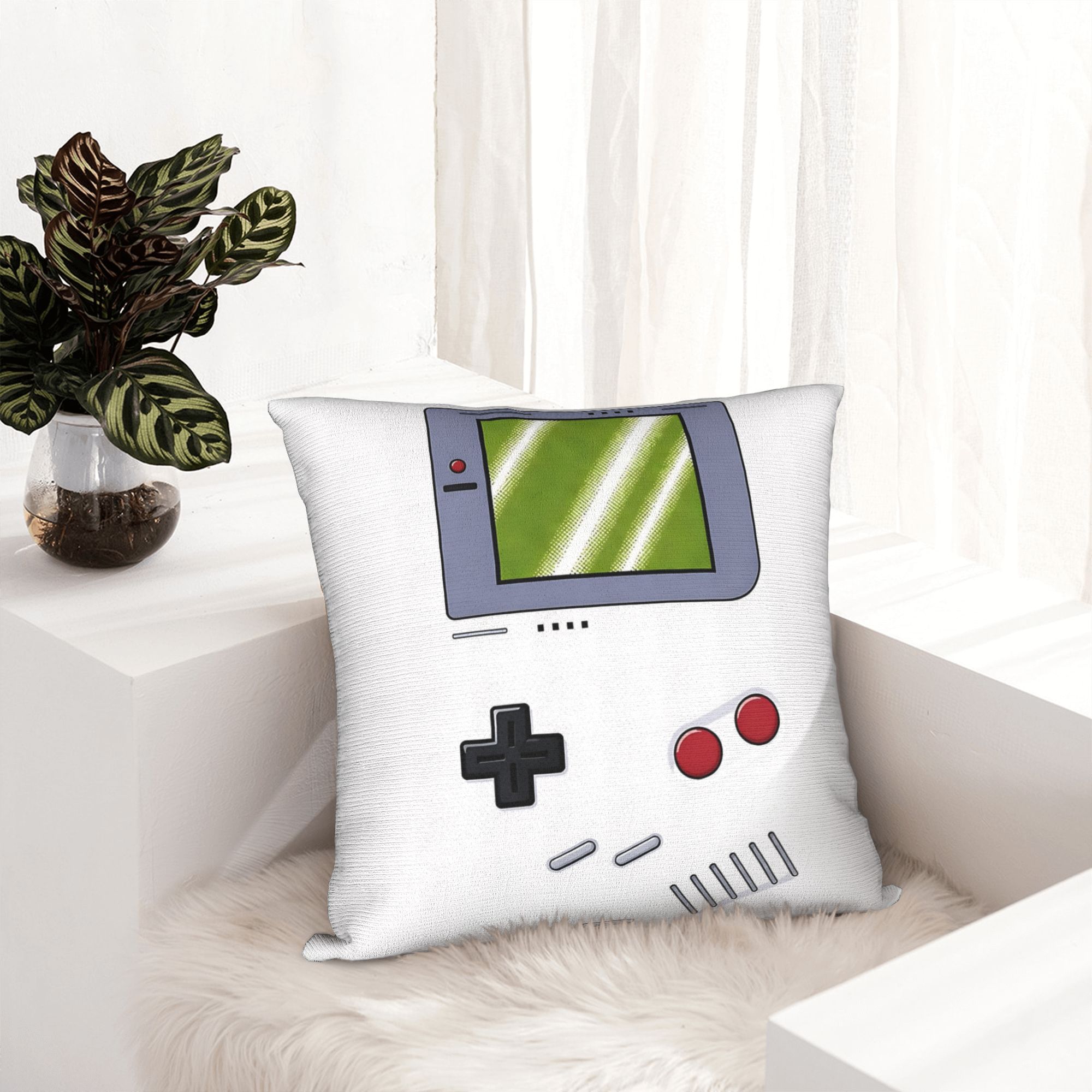 게임 콘솔 휴대용 올드 스쿨 게임 베개 커버 부드러운  - Gaming Console Old 리뷰 및 가격