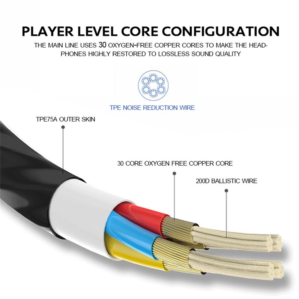 3.5mm 유선 이어폰 인이어 헤드셋 HIFI 베이스  - Gaming Headset Wired 리뷰 및 가격