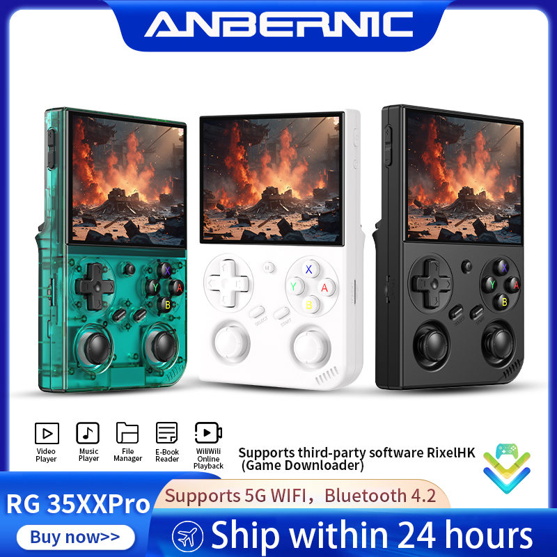 안베르닉 RG 35XXPro 레트로 휴대용 게임 콘솔  - Gaming Console Deals 리뷰 및 가격