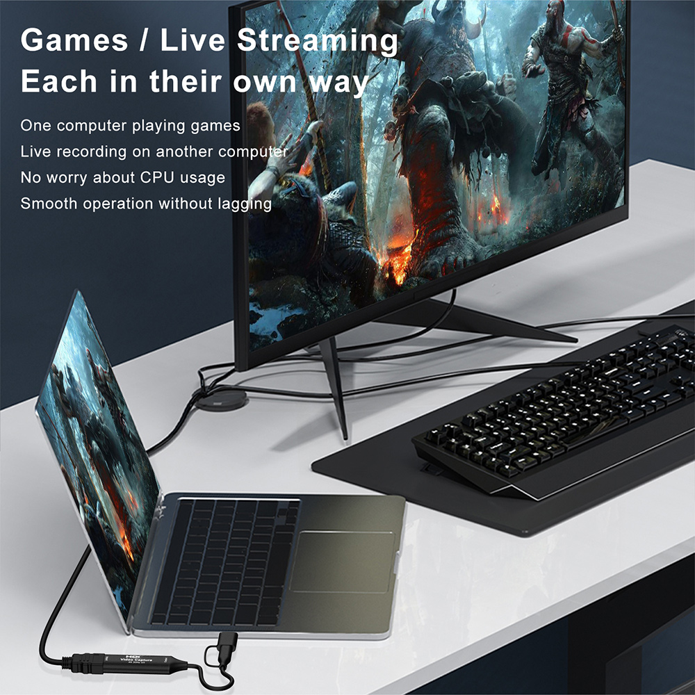 4K HDMI 호환 USB 비디오 캡처 카드 1080P - Gaming Console With Phone 리뷰 및 가격
